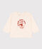 Babies' Long-Sleeved Jersey T-Shirt AVALANCHE /HARISSA