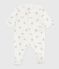 Babies' printed tube knit pyjama suit MARSHMALLOW /BRUN