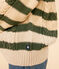 Children's Stripy Cotton Aran Pullover AVALANCHE /CROCO