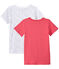 Set of 2 girls' short-sleeved t-shirts LOT white