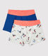 Boys' Paris Print Organic Cotton Boxer Shorts - 2-Pack