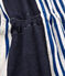 Women's linen short-sleeved dress MARSHMALLOW white/MULTICO white
