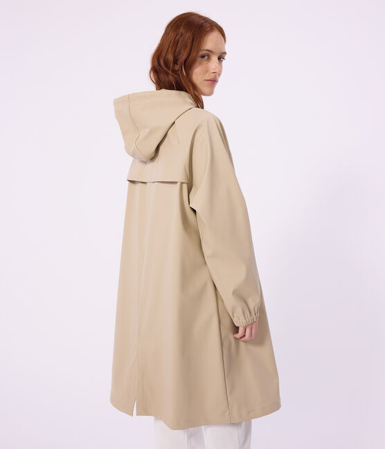 Women's long raincoat in two colours SANDER beige