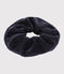Girls' elasticated scrunchie SMOKING blue