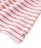 Chemise de nuit fille à rayure marinière et son legging ECUME white/CARMEN red