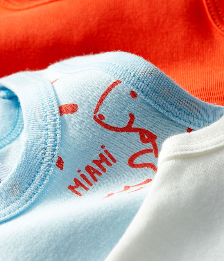 Baby Boys' Sleeveless Bodysuit - 3-Piece Set multicolor