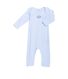 Baby boy long-legged bodysuit in milleraies stripe