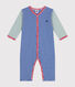 Babies' stripy footless cotton pyjamas