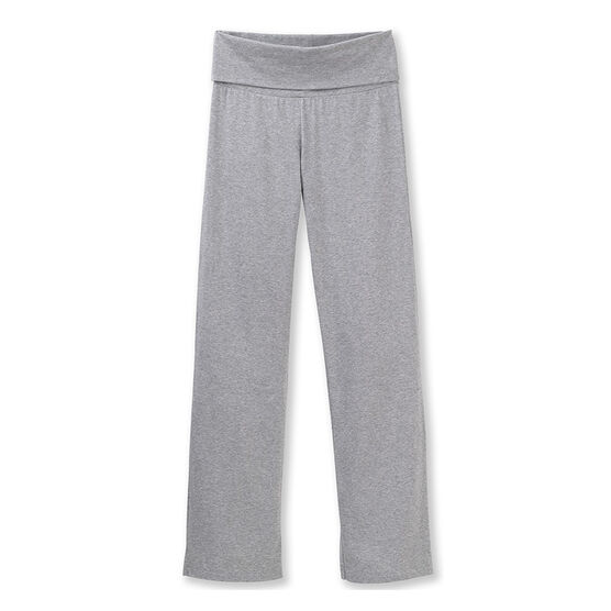 Women's plain Lycra jersey dance pants POUSSIERE CHINE grey
