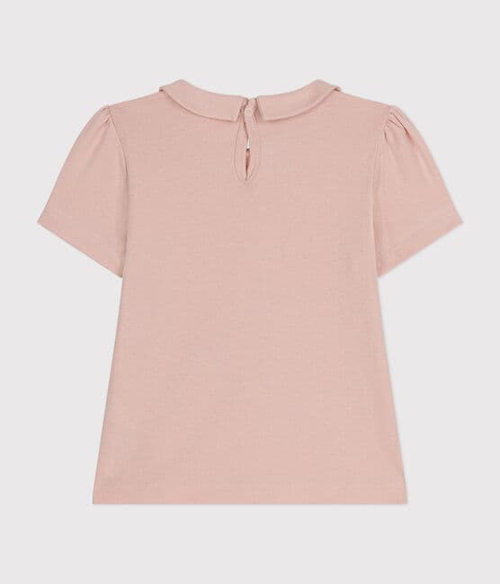 Girls' short-sleeved T-shirt SALINE pink