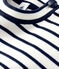 Women's Navy Cotton Jumper MARSHMALLOW white/SMOKING blue