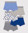 Boys' Paris Cotton Boxer Shorts - 5-Pack variante 1