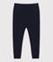 Babies' plain cotton leggings SMOKING blue