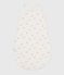 Babies' 1.5 TOG floral-print cotton sleeping bag MARSHMALLOW white/MULTICO white