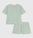 Women's short stripy cotton pyjamas