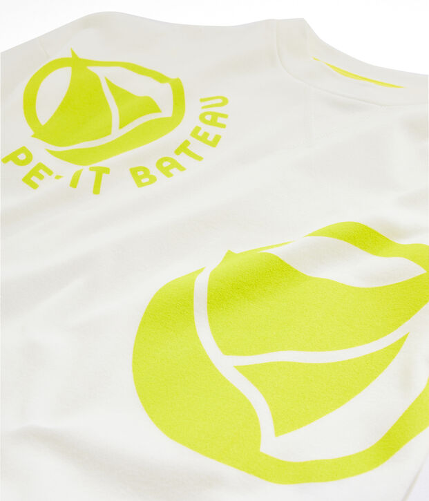 Girl - Boy's Sweatshirt white/yellow