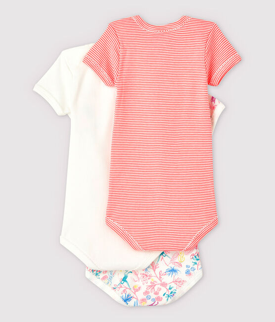 Baby Girls' Fancy Short-Sleeved Bodysuit - 3-Pack variante 1