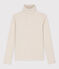 Iconic Roll Neck Patterned Knit T-shirt MONTELIMAR CHINE beige