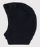 Baby's unisex plain balaclava SMOKING blue