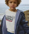 Unisex Patterned Fleece Sweatshirt SMOKING blue