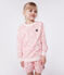 Children's printed cotton sweatshirt FLEUR pink/SPI