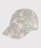 Babies cap in flower printed twill SPRAY /MULTICO