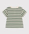 Babies' Short-Sleeved Jersey T-Shirt CROCO green/AVALANCHE