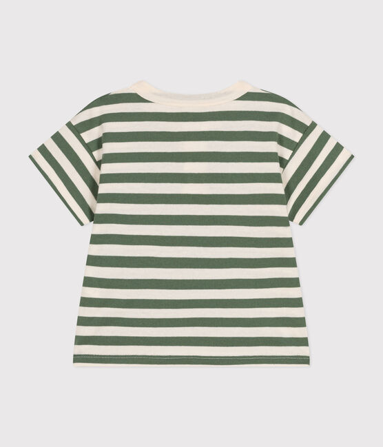 Babies' Short-Sleeved Jersey T-Shirt CROCO green/AVALANCHE