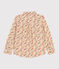 Boys' Poplin Print Shirt AVALANCHE white/MULTICO