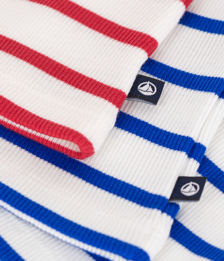 Children's stripy cotton tank tops - 2-pack variante 1