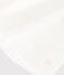 Women's Iconic plain short-sleeved rib knit T-shirt ECUME white
