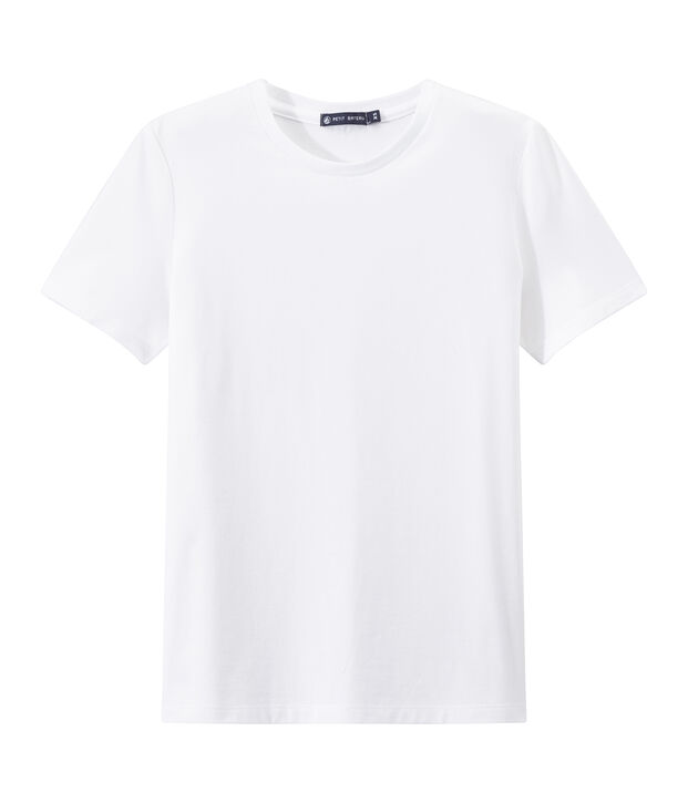 INDISPENSABLE women's fine jersey tee white