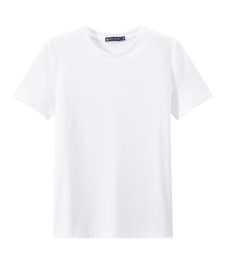 INDISPENSABLE women's fine jersey tee white