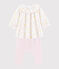 Babies' Floral Organic Cotton Dress and Leggings MARSHMALLOW white/MULTICO white