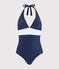 Women's Eco-Friendly Swimsuit SMOKING blue