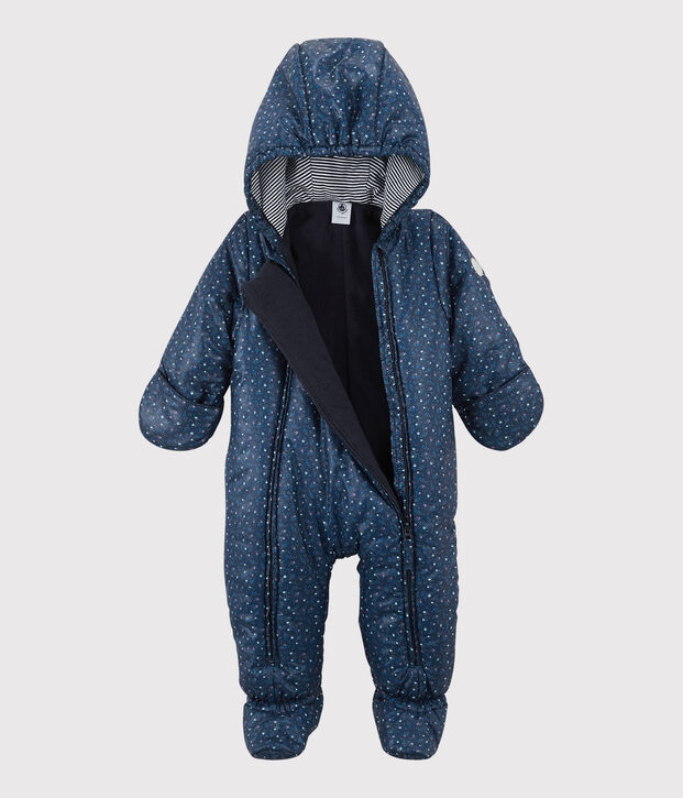 Babies' Printed Snowsuit blue/multicolor