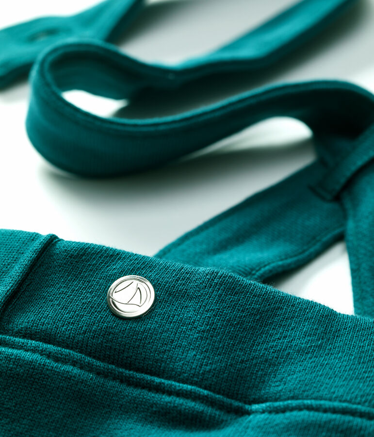 Babies' Fleece Trousers With Braces green