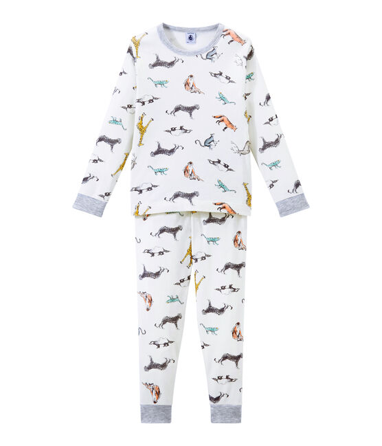 Little boy's pyjamas MARSHMALLOW white/MULTICO white