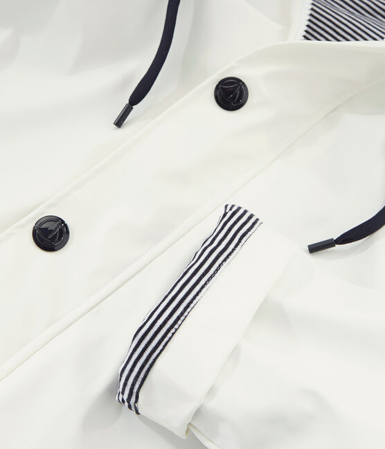 Unisex iconic raincoat MARSHMALLOW white