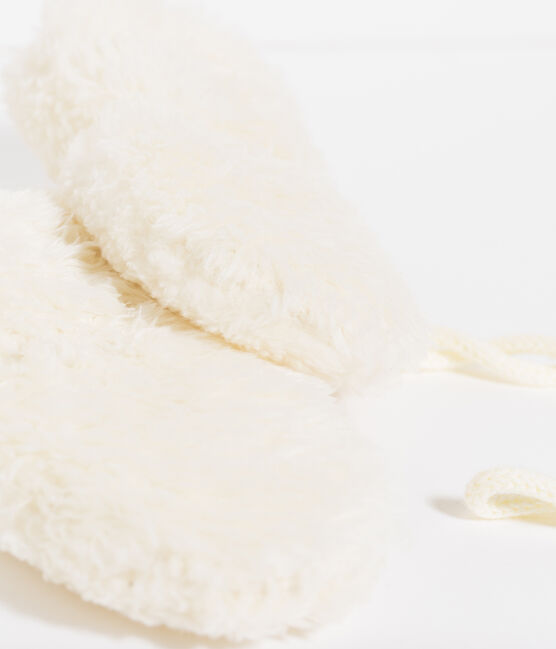 Baby Girls' Mittens MARSHMALLOW white
