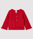 Baby girl's wool and cotton mix cardigan