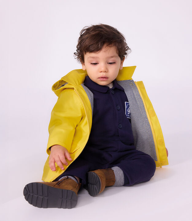 Babies' iconic plain raincoat yellow
