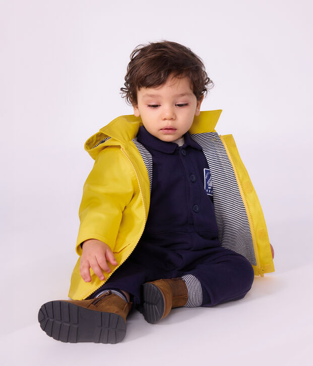 Babies' iconic plain raincoat yellow