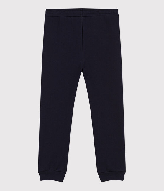 Girls' fleece jogging bottoms SMOKING blue