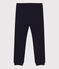 Girls' fleece jogging bottoms SMOKING blue
