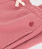 Girls' fleece jogging bottoms ROSEWOOD pink