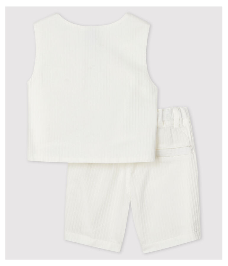 Baby Boys' Stripy Poplin Clothing - 2-Pack white/multicolor