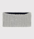 Babies' fleece-lined knitted snood