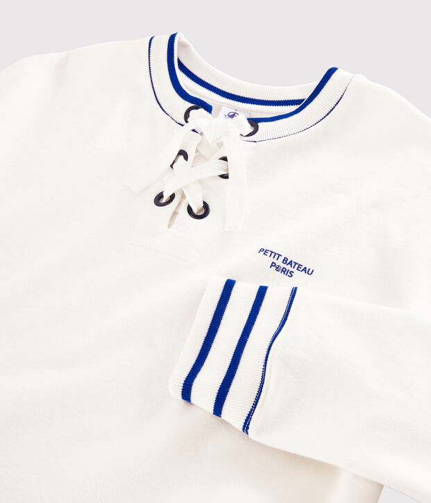 Women's Fleece Sweatshirt white