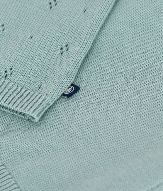 Babies' cotton cardigan in a decorative stitch PAUL green